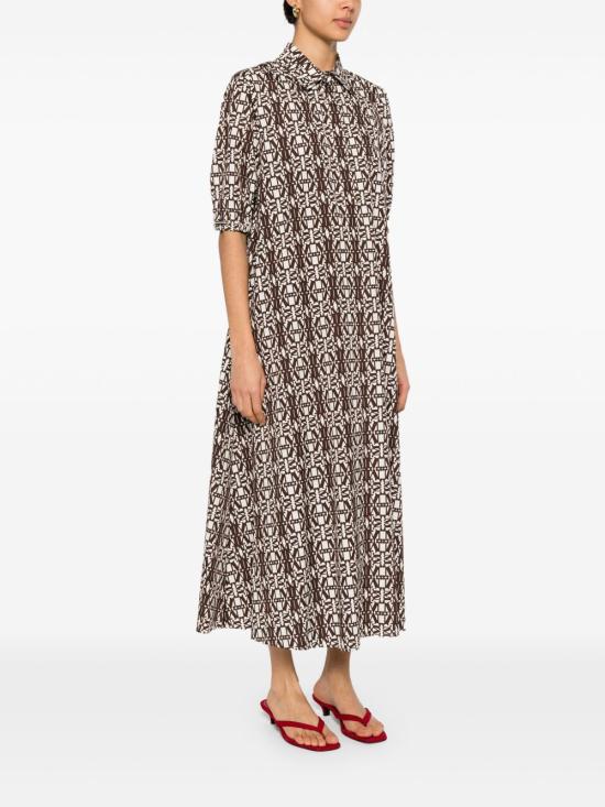 25SS 막스마라 롱 원피스 11221042600 003 Brown - MAX MARA