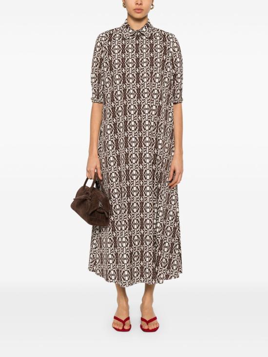 25SS 막스마라 롱 원피스 11221042600 003 Brown - MAX MARA