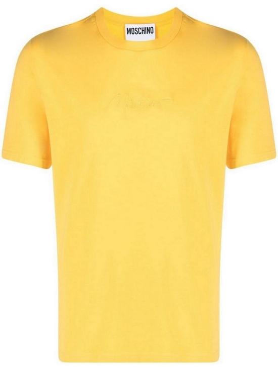  모스키노 반팔 티셔츠 A0730 02391029 Yellow