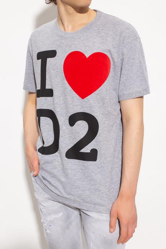  디스퀘어드2 반팔 티셔츠 S74GD1023 857M gray - DSQUARED2