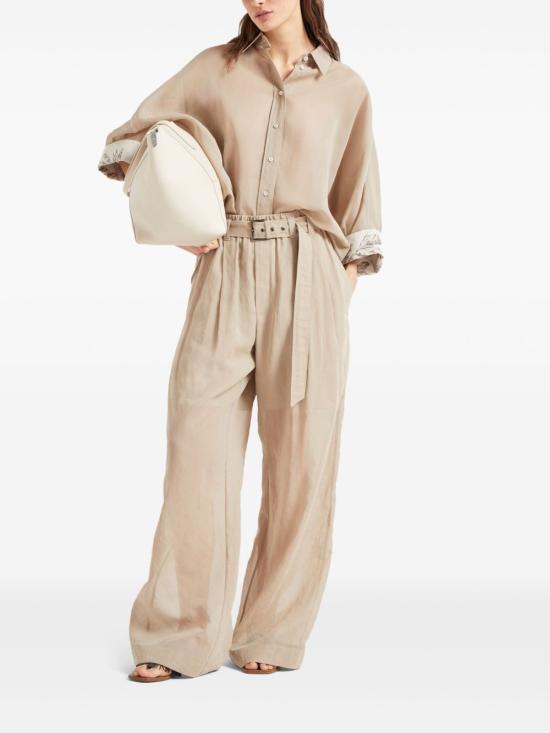 25SS 브루넬로 쿠치넬리 셔츠 MH911RH616 C8690 Beige - BRUNELLO CUCINELLI