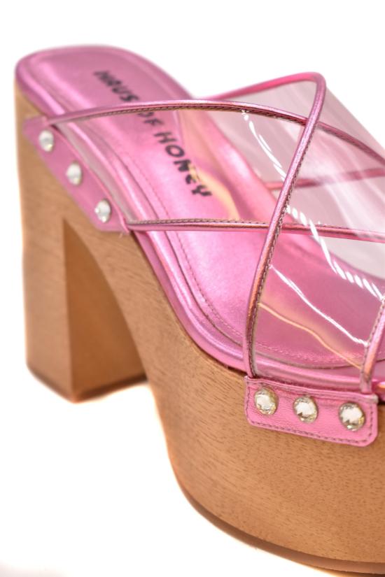  하우스 오브 허니 뮬/슬리퍼 HW295 CANDY fuchsia - HAUS OF HONEY