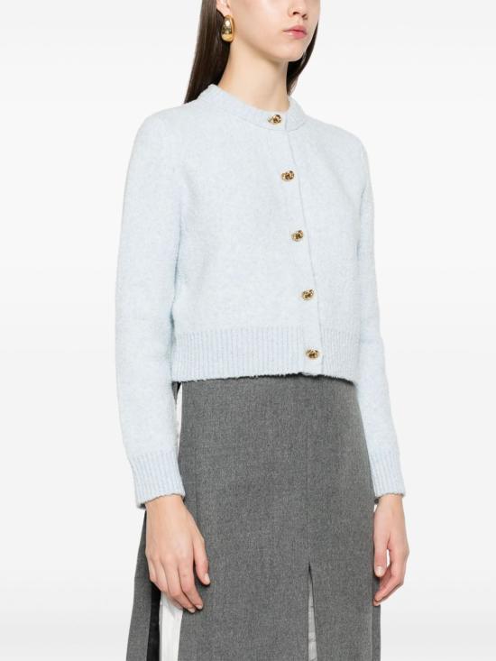 25SS 보테가베네타 가디건 812469 V4WQ04033 Clear Blue - BOTTEGA VENETA