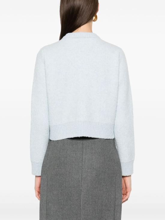 25SS 보테가베네타 가디건 812469 V4WQ04033 Clear Blue - BOTTEGA VENETA