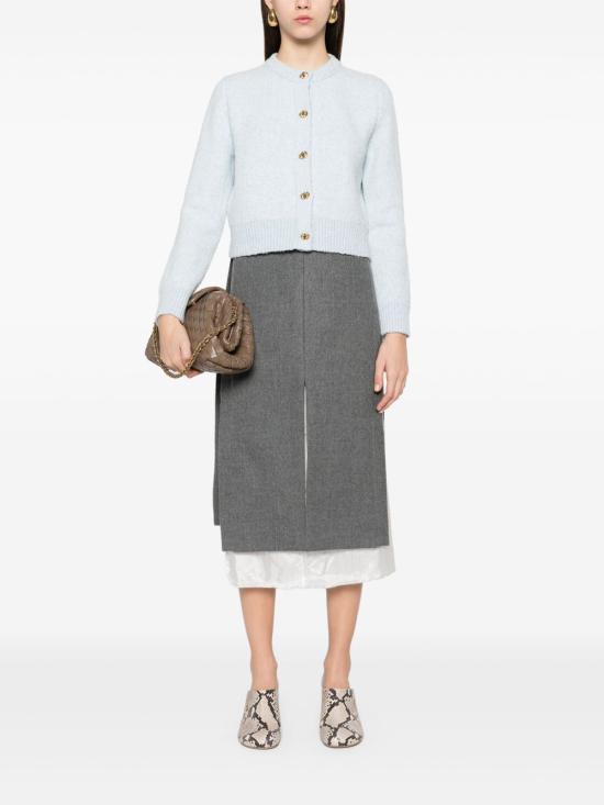 25SS 보테가베네타 가디건 812469 V4WQ04033 Clear Blue - BOTTEGA VENETA