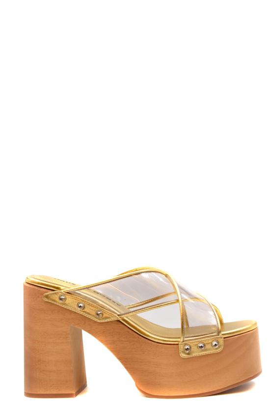  하우스 오브 허니 뮬/슬리퍼 HW295 Gold - HAUS OF HONEY