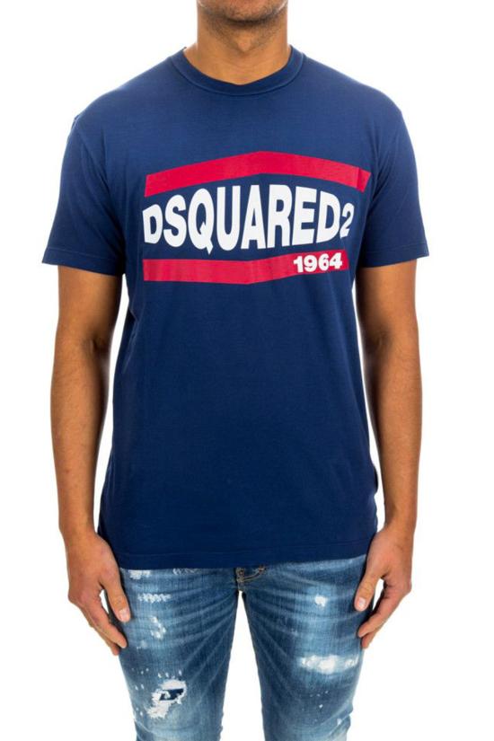  디스퀘어드2 반팔 티셔츠 S74GD0639 S21600 Blue - DSQUARED2