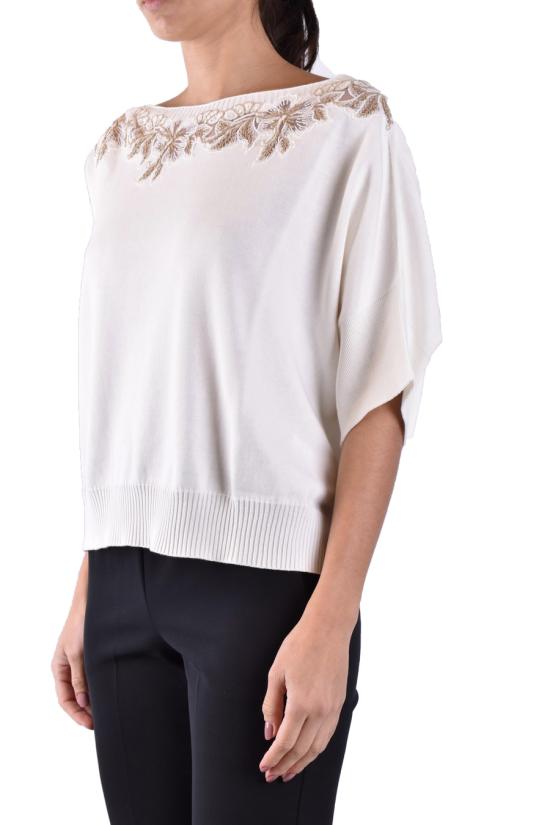  에르마노 스웨터 D44EM004E8E80MF291 Off white - ERMANNO