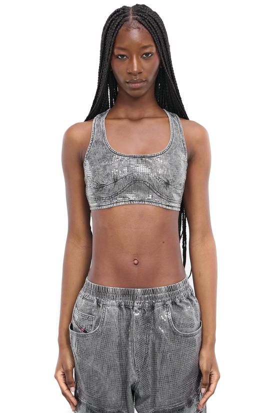  디젤 트레이닝 티셔츠 A13448 0PGAC02 Grey - DIESEL