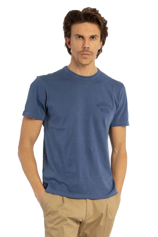  울리치 반팔 티셔츠 CFWOTE0126MRUT370931108 Blue - WOOLRICH