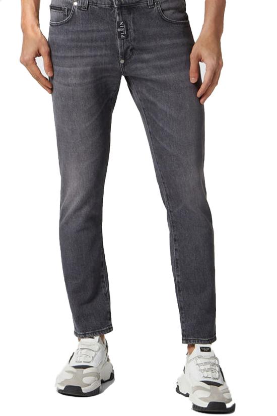  필립 플레인 데님 팬츠 SADC MDT3765 PDE004N10VE Grey - PHILIPP PLEIN