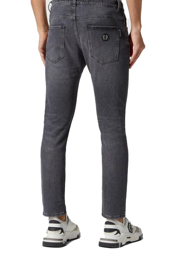  필립 플레인 데님 팬츠 SADC MDT3765 PDE004N10VE Grey - PHILIPP PLEIN