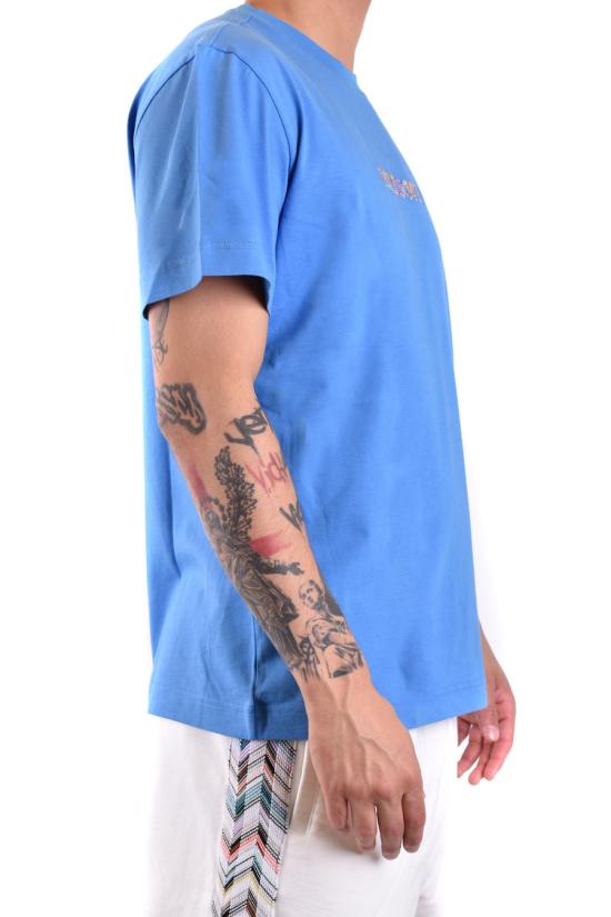  미소니 반팔 티셔츠 UC24SL01BJ00C7S72E9 Blue - MISSONI