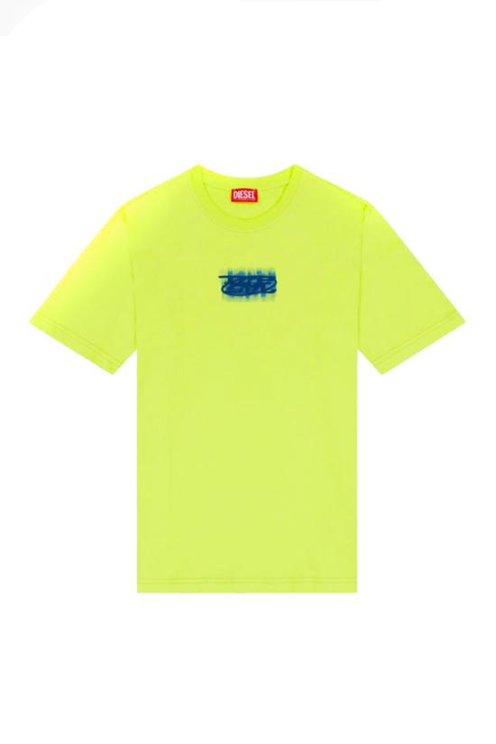  디젤 반팔 티셔츠 A12271 0GRAI5KB Yellow