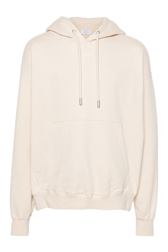  오프화이트 후드 티셔츠 OMBB085S24FLE0050301 Beige