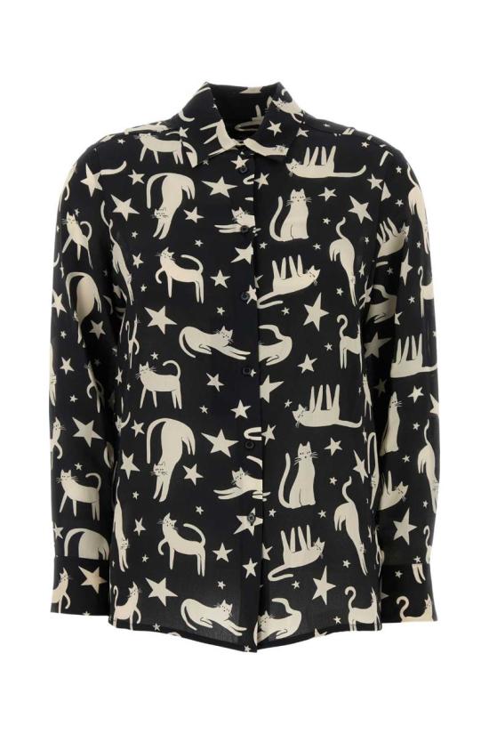 25FW 위켄드막스마라 블라우스 2425116022600 001 PRINTED