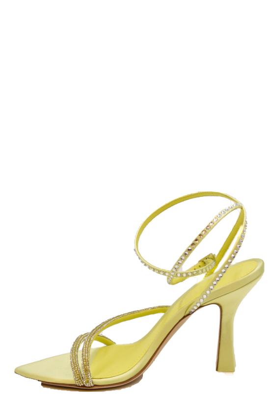  3주인 힐/펌프스 GIGLIOSS23 095 SYRIA SATIN Lime - 3JUIN