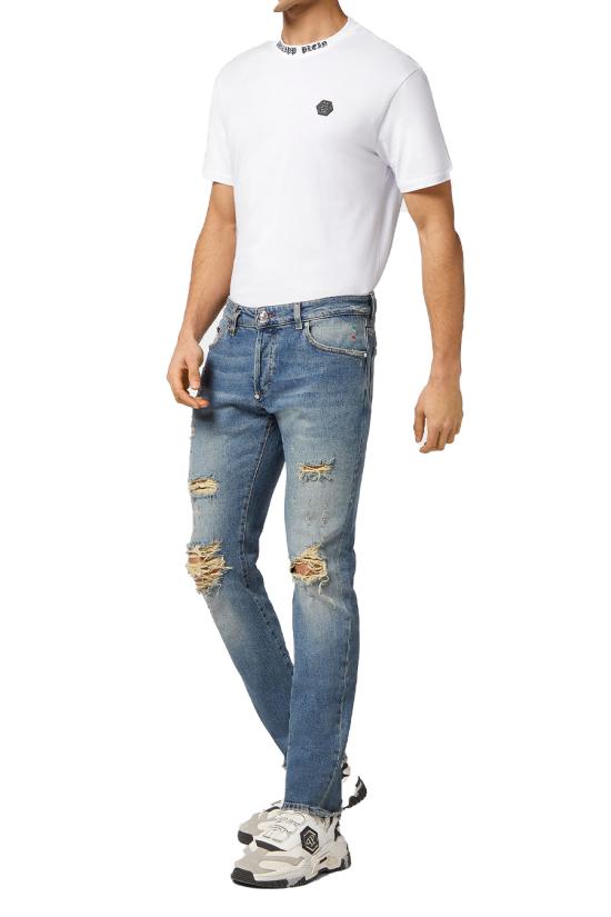  필립 플레인 데님 팬츠 PADC MDT3775 PDE004N denim - PHILIPP PLEIN