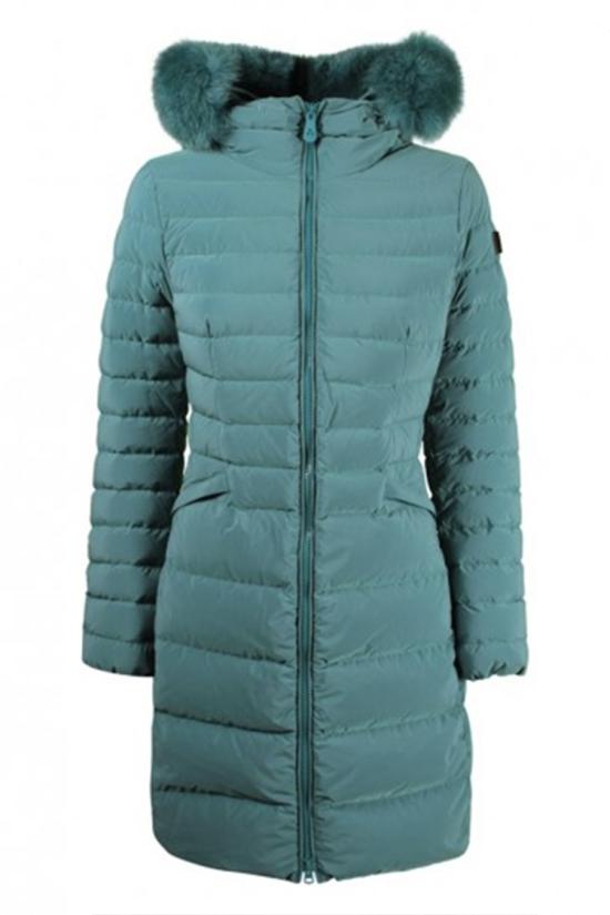  페트레이 롱패딩 SERIOLA ML 05 FUR PED4016 Turquoise