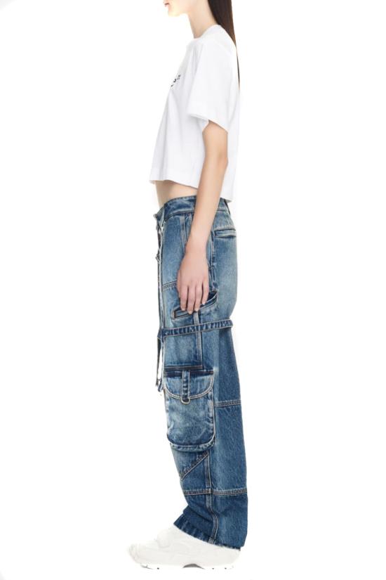  오프화이트 데님 팬츠 OWYB018C99DEN0014500 denim - OFF WHITE