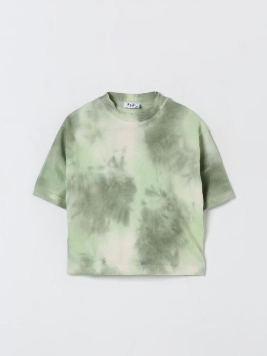 25SS [키즈] 일 구포 티셔츠 P25MA476EM440 562 Grass Green