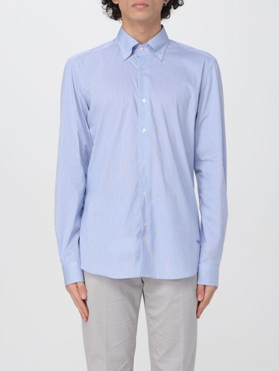 25FW 페이 긴팔 셔츠 NCMA150258SXAF U805 Blue