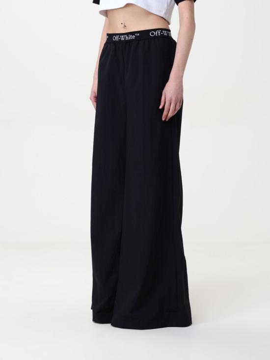 25FW 오프화이트 팬츠 OWVI016S25FAB001 1000 Black - OFF WHITE