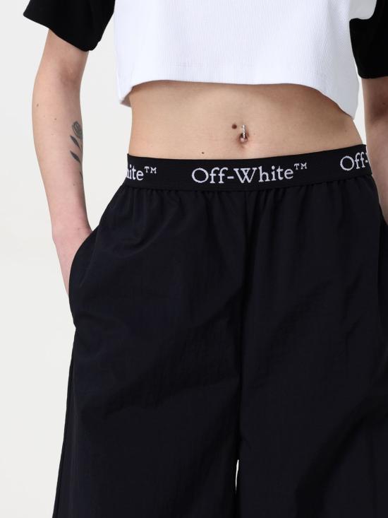 25FW 오프화이트 팬츠 OWVI016S25FAB001 1000 Black - OFF WHITE
