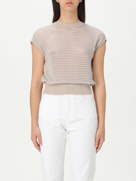 25FW 엠포리오 아르마니 스웨터 EW001665AF15884 F1039 Beige