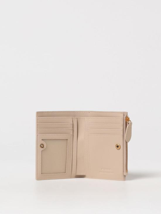 25FW 핑코 지갑 103612A0F1 C50Q Beige - PINKO