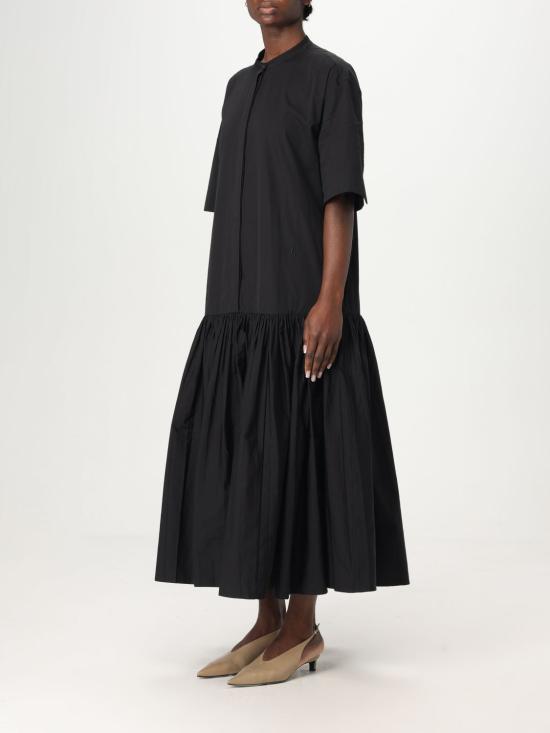 25SS 질샌더 롱 원피스 J40CT0206J45292 001 Black - JIL SANDER