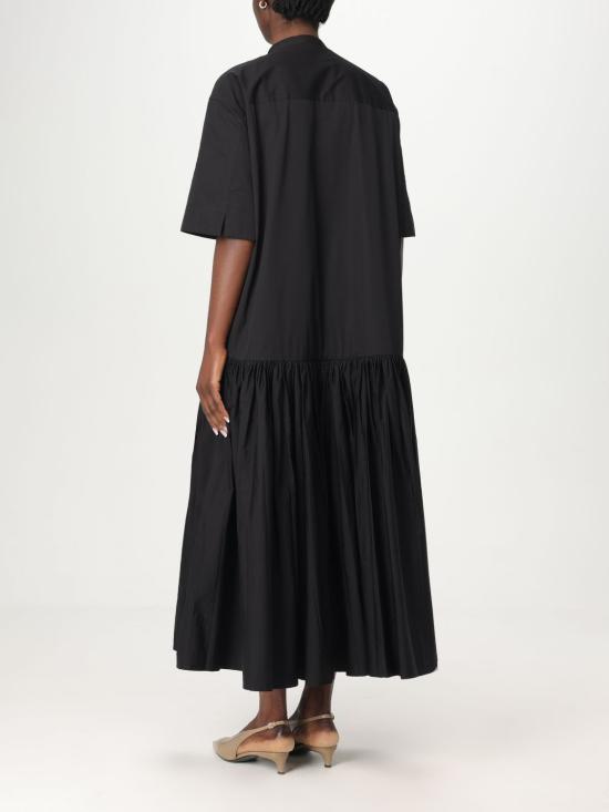 25SS 질샌더 롱 원피스 J40CT0206J45292 001 Black - JIL SANDER