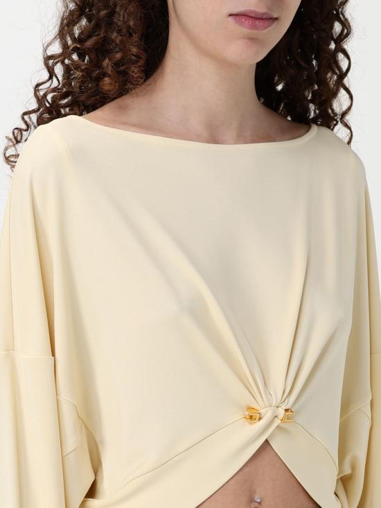 25FW 엘리자베타프랜치 스웨터 MD002 DC7 Yellow - ELISABETTA FRANCHI