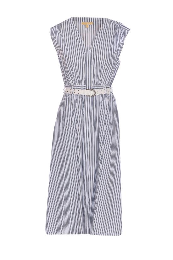 25SS 마이클 코어스 미디 원피스 MS5830KHJ7 409 Blue