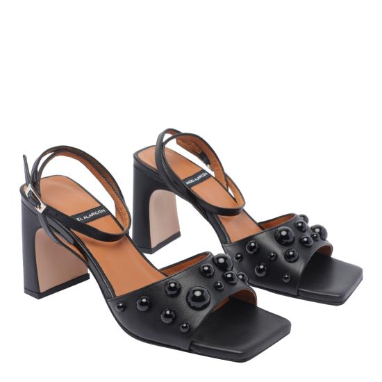 25SS 엔젤 알라르콘 힐/펌프스 25093 526KNEGRO Black - ANGEL ALARCON