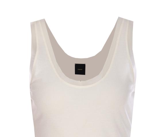 25SS 핑코 민소매 티셔츠 105168 A2LUZ04 White - PINKO