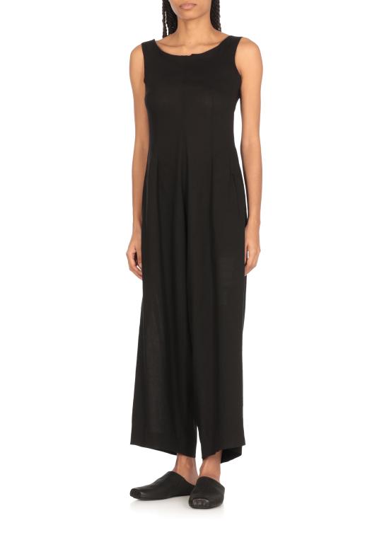 25SS 와이즈 요지 야마모토 롱 원피스 YPD05202 3 Black - Y’S YOHJI YAMAMOTO