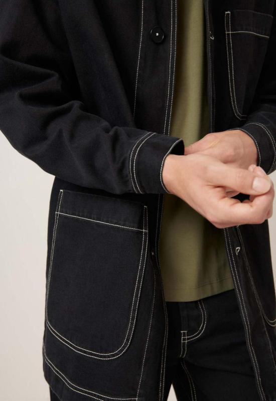  코우토우 데님 자켓 알피 재킷 블랙 데님 - KOWTOW