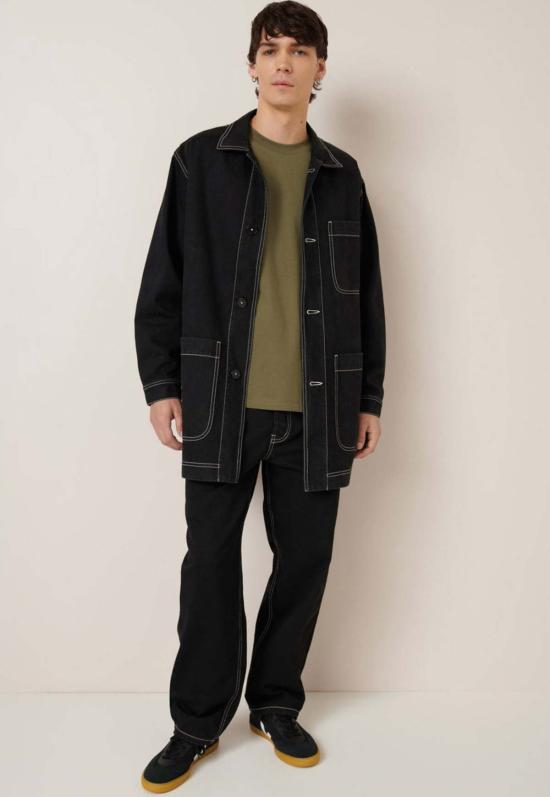  코우토우 데님 자켓 알피 재킷 블랙 데님 - KOWTOW