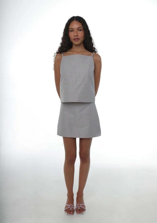  샌디리앙 블라우스 샌디 리앙 세실리아 탑 피크닉 깅엄 - SANDY LIANG