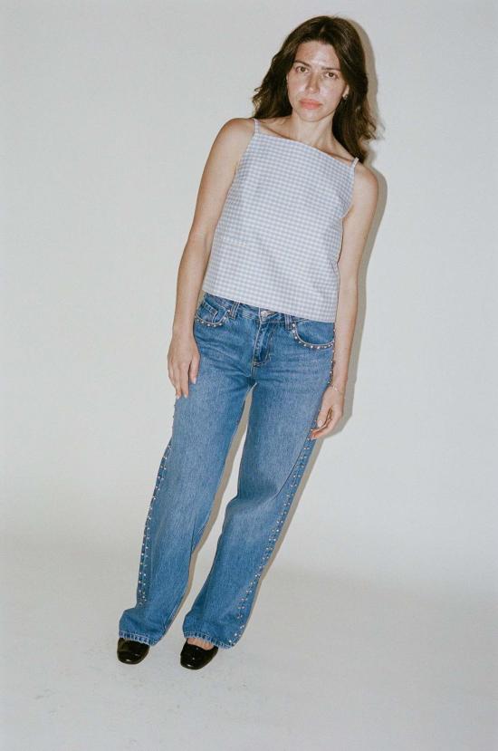  샌디리앙 블라우스 샌디 리앙 세실리아 탑 피크닉 깅엄