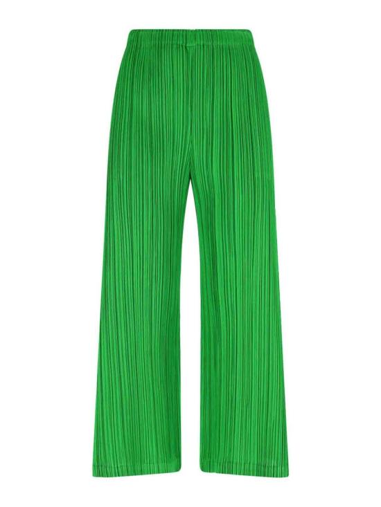  플리츠플리즈 스트레이트 팬츠 PP56JF12562 Green