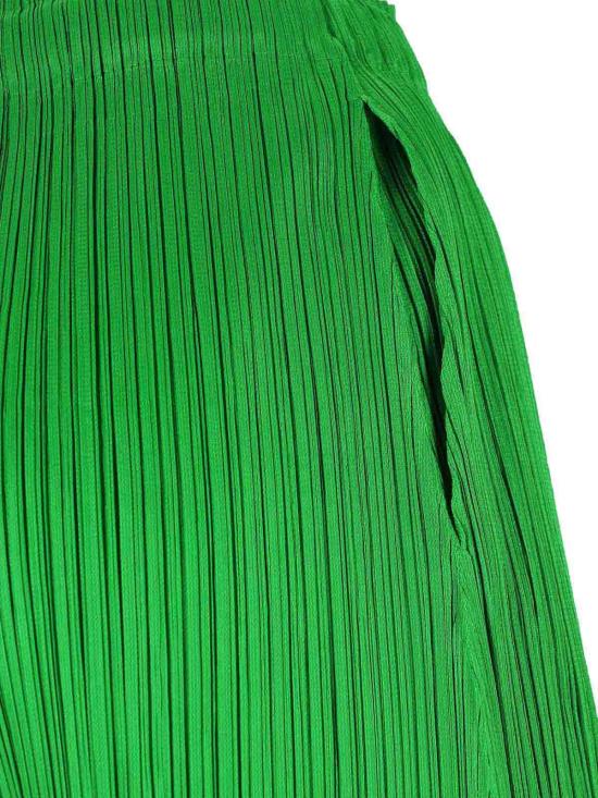  플리츠플리즈 스트레이트 팬츠 PP56JF12562 Green - PLEATS PLEASE