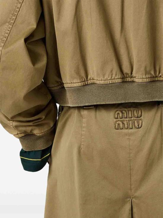  미우미우 스커트 MG238116MSSOOOF0393 Green - MIU MIU