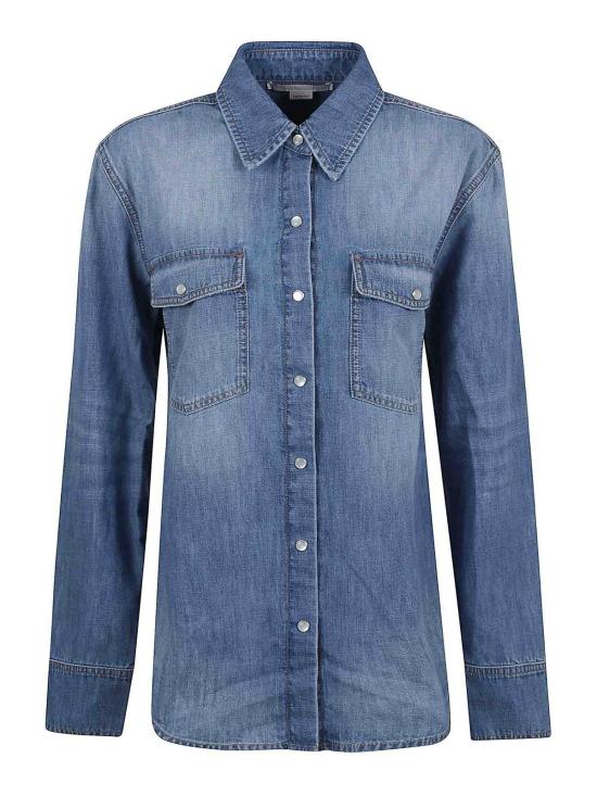  스텔라 맥카트니 셔츠 6D03623SQH094590 Blue