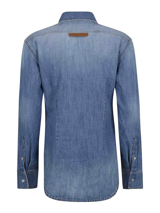  스텔라 맥카트니 셔츠 6D03623SQH094590 Blue - STELLA MCCARTNEY