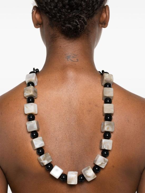 25SS 엠포리오 아르마니 목걸이/팬던트 EW001810 AF15507O8019 Black - EMPORIO ARMANI