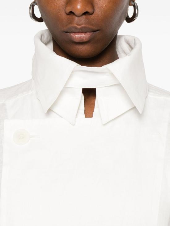 25SS 이세이 미야케 코트 IM56FA551 05 White - ISSEY MIYAKE