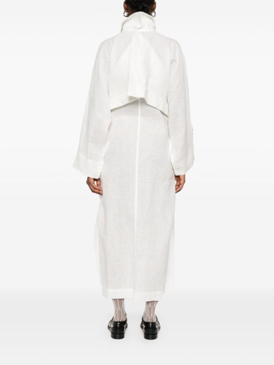 25SS 이세이 미야케 코트 IM56FA551 05 White - ISSEY MIYAKE