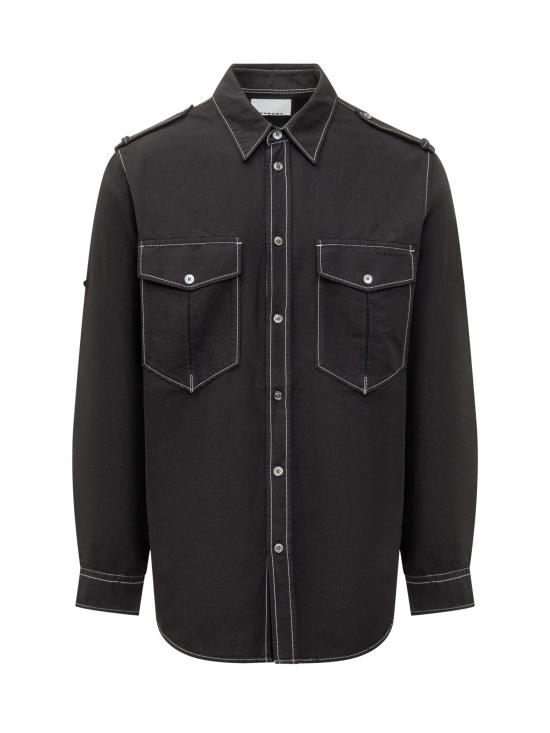 24FW 이자벨마랑 긴팔 셔츠 24ECH0094HBB2I09H 01BK BLACK